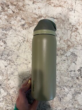 Green owala water bottle